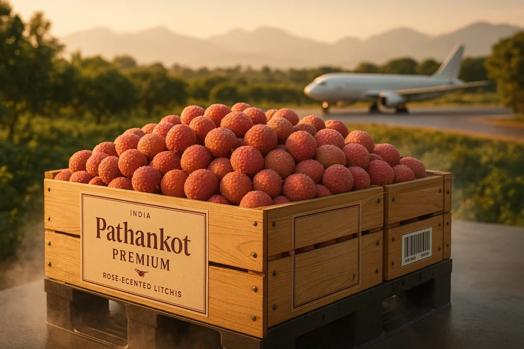 Rose Litchi from Pathankot to Qatar